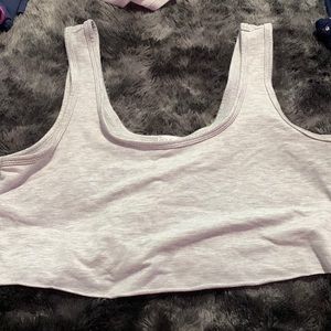 garage cropped tank